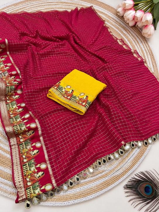 Vinayak karwachouth special saree whole sale